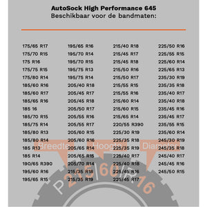AutoSock High Performance 645